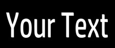 Your Text Vinyl Decal Sticker Car Window Bumper Custom Personalized Lettering Your Text Vinyl Decal Sticker Car Window Bumper Custom Personalized Lettering