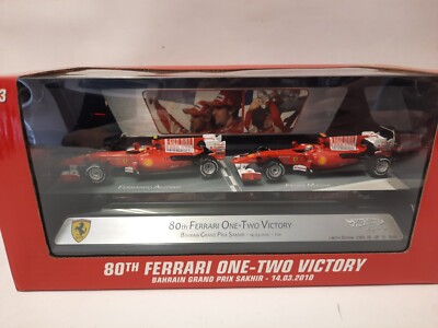 Hot Wheels F1 Ferrari F10 D'Alonso – GP Bahreïn 2010 – 1/43 Très Bon état