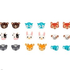 Starter Lot of 25 Girls Pierced Earrings in Case