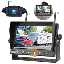 7 Inch Rv Backup Camera Wireless Hd 1080p Dvr Backup Camera Highspeed Rear View 