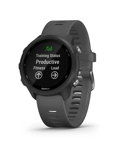 Garmin Forerunner 245 Orologio Running GPS Cardio Integrato, Nero/Grigio |  eBay
