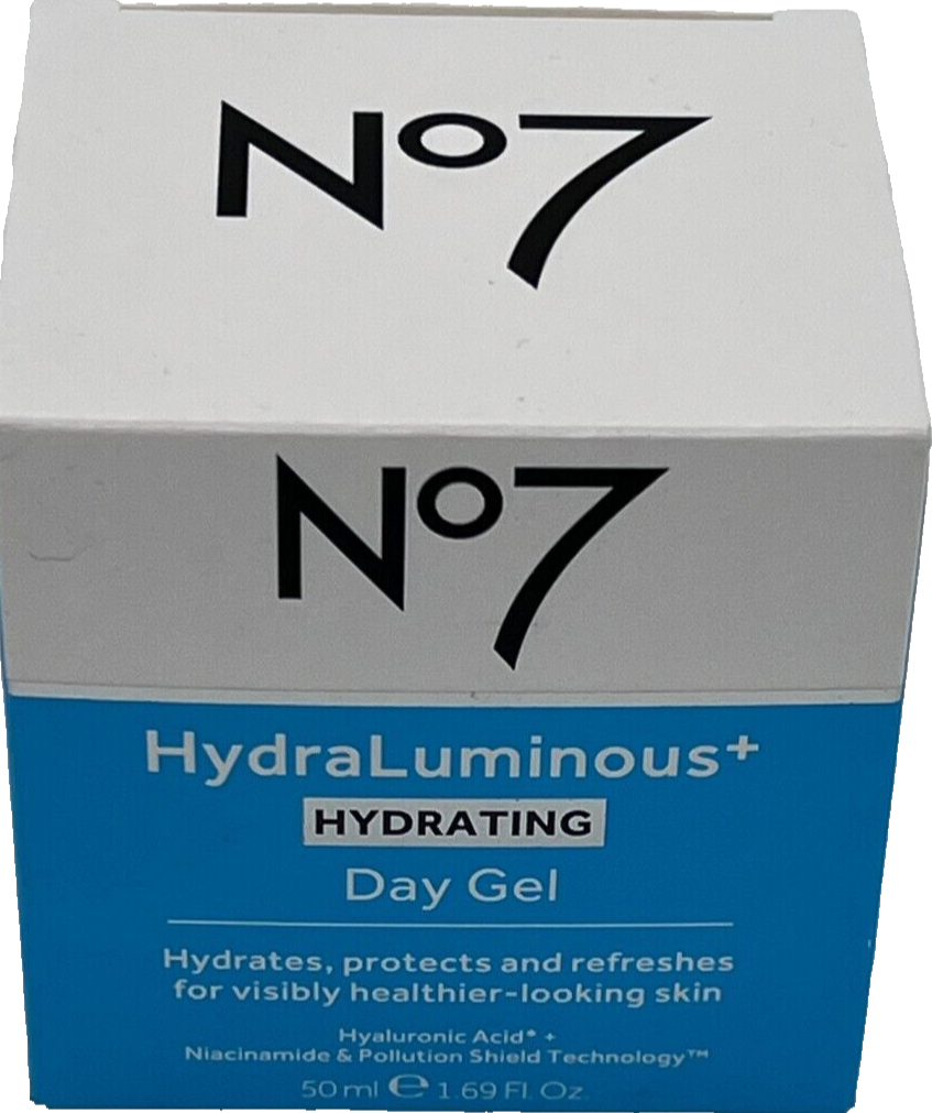 No7 HYDRA LUMINOUS HYDRATING DAY GEL , PROTECTS AND REFRESHES