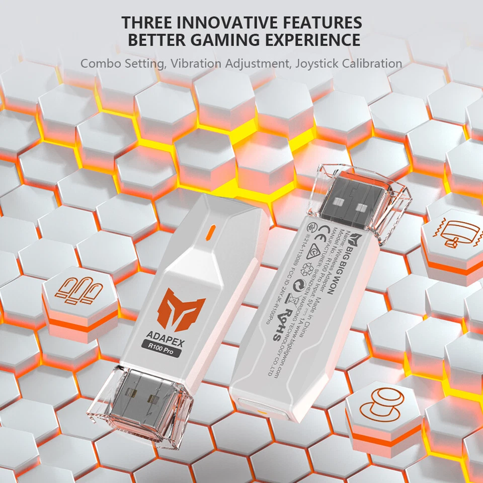 BIGBIG WON R100 Pro PUSB Wireless Adapter for Switch PS4/PS5 XBOX Gamepad - Image 4 of 4