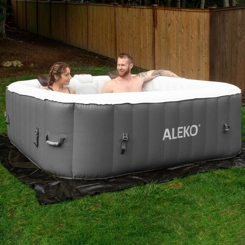 ALEKO Inflatable Improved Version 6 Prs Hot Tub 250 Gallon Up to 130 Bubble Jets - Picture 12 of 14