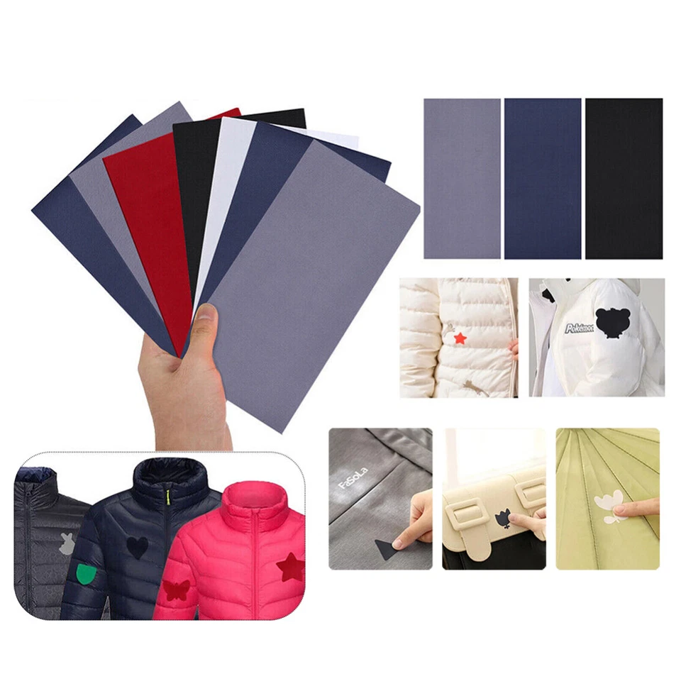 Nylon Repair Patches Self-Adhesive Patch Waterproof For Clothing Down Jacket - image 2 of 4