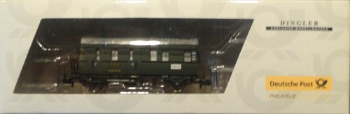 Dingler    010136     (Spur N)   Bahnpostwagen der DR + OVP - Angebot 1 | Zustand: Gebraucht