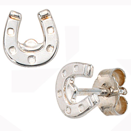 Orecchini A Forma Di Ferro Di Cavallo Per Bambini, Orecchini In Argento 925