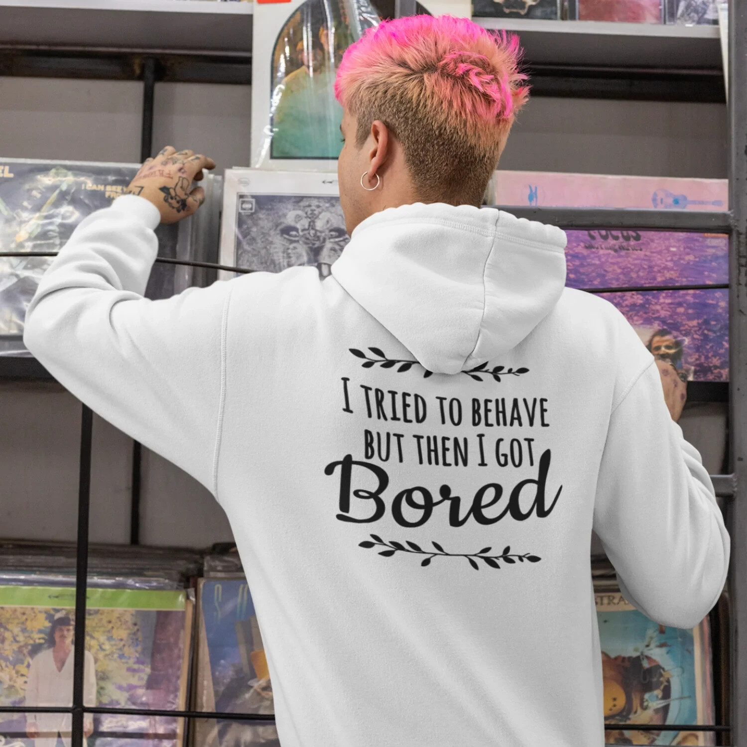 Classic Fit Men's Hoodie: Humor Meets Style in Kyloug's Fast Fashion Collection