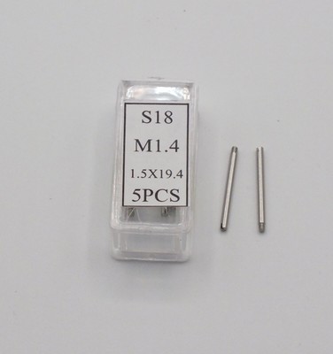 Rolex watch bracelet screw in link pins 316 s steel  1.4x1.5x19.4 x2