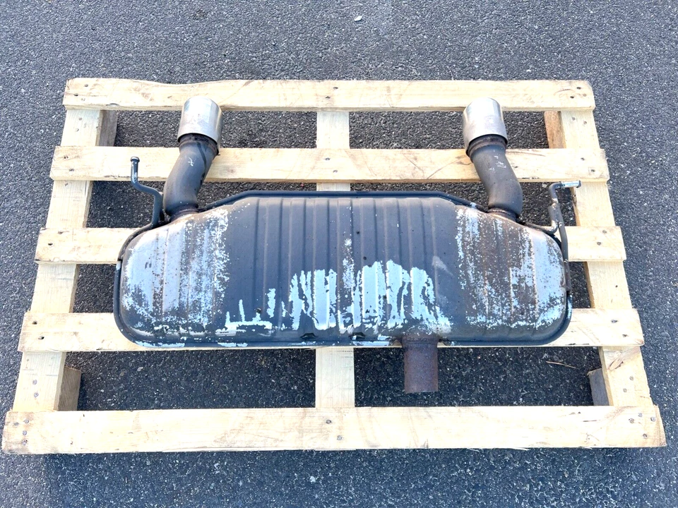 AUDI TT QUATTRO 2000-2006 1,8 L 225 HP SILENCIADOR ESCAPE TRASERO DOBLE TUBO OEM Foto 2 de 4