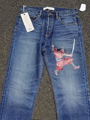 Marc Jacobs Boyfriend Jeans Japanese Graphic Denim Women's Size 27 New With Tags