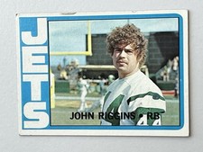 1972 Topps #13 John Riggins RC NFL New York Jets