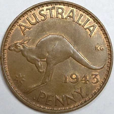 1943 Australia 1 Penny (Lot#3)