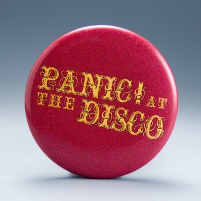 Panic At The Disco Button Pin 1.5'' | Pop Punk Emo band Pinback | Fever Badge