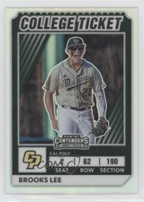 2022 Panini Elite Extra Edition College Tickets Optic Holo Prizm Brooks Lee 0c6