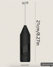 ☕ Portable Electric Milk Frother – Handheld Mini Mixer for Coffee, Lattes & More