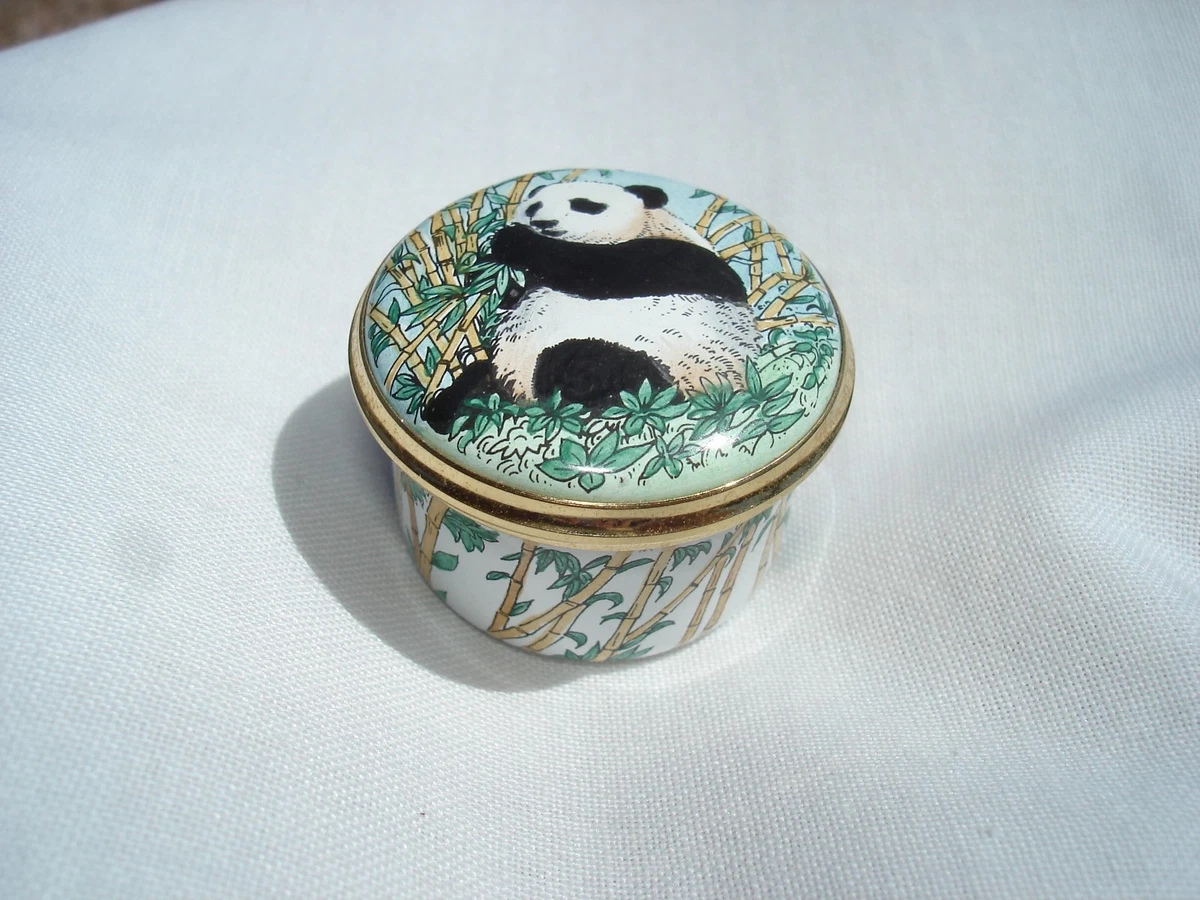 Staffordshire Enamel In Collectible Decorative Trinket Boxes for