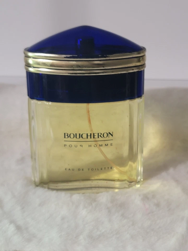 Eau de Toilette Boucheron Pour Homme de Colección Raro Coleccionista con Sedimentos Envejecidos Foto 4 de 4