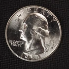 1954 *P* WASHINGTON SLVER QUARTER DOLLAR **NICE UNC COIN** FREE SHIPPING! C3612