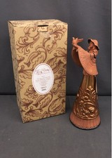 Vtg Enesco Terra Copper By Kim Lawrence Woman w/ Dove Figurine LNIOB
