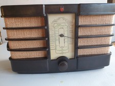 Radioempfänger Philips Typ 4-39 A, Baujahr 1938/39, Gehäuse: Bakelit, schön
