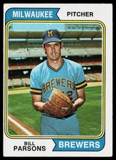 1974 Topps #574 Bill Parsons
