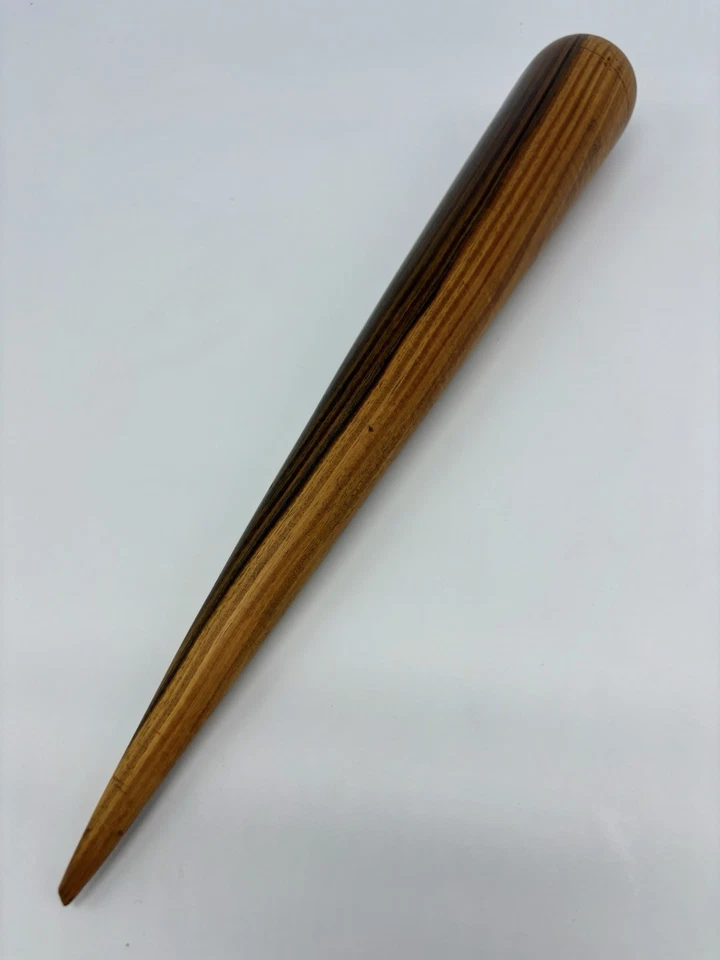 "Antigua herramienta de empalme de cuerda de vela marítima Lignum Vitae Fid 13""" Foto 3 de 4