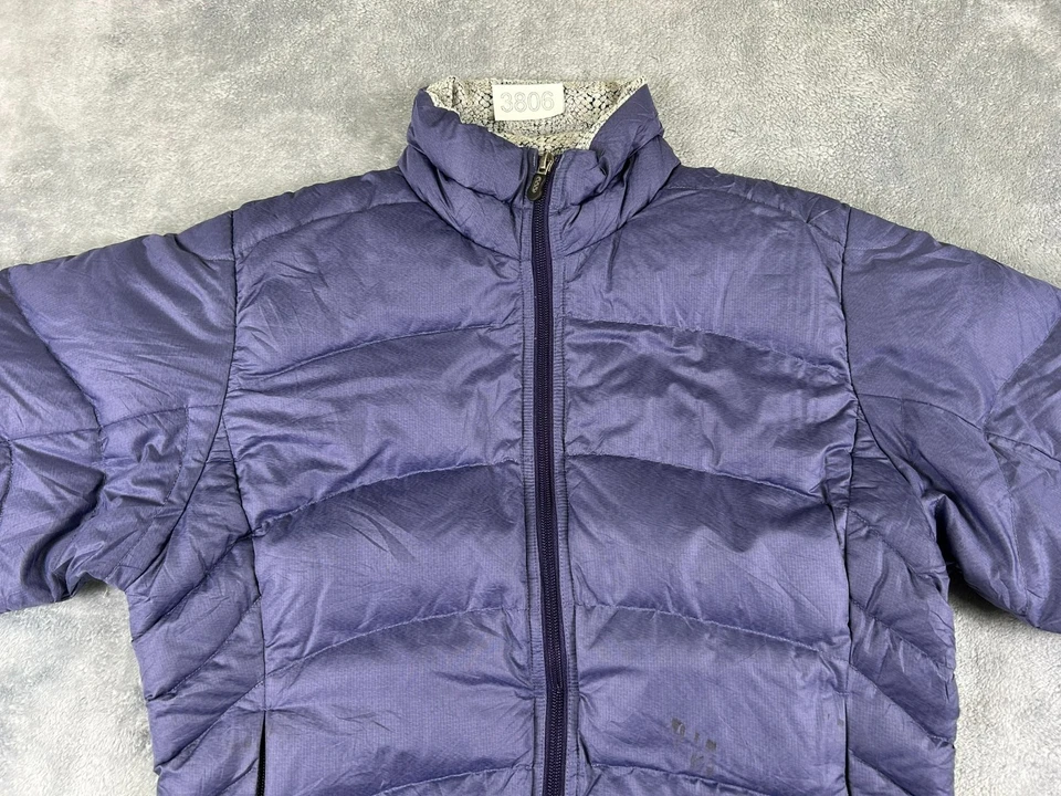 DE COLECCIÓN PATAGONIA PLUMÓN SUÉTER PUFFER MUJER CHAQUETA MEDIANA PÚRPURA CREMALLERA COMPLETA Foto 2 de 4