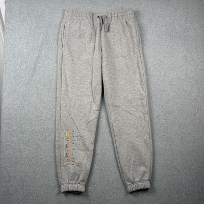 #ad Aldi Gear Sweatpants Mens Large Gray Fleece Joggers Embroidered Aldi Logo Pocket $19.99