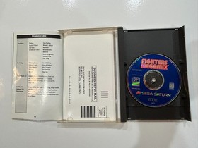 Fighters Megamix (Sega Saturn, 1997) CIB Complete w Manual & Reg Card N MINT