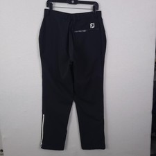 FootJoy Rain Pants Womens Medium Black DryJoys Waterproof Golf Zip 30 Inseam
