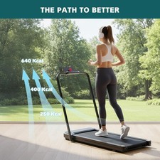 Compact Treadmill Quiet Under-Desk Walking Pad Slim & Portable Design for Home 9