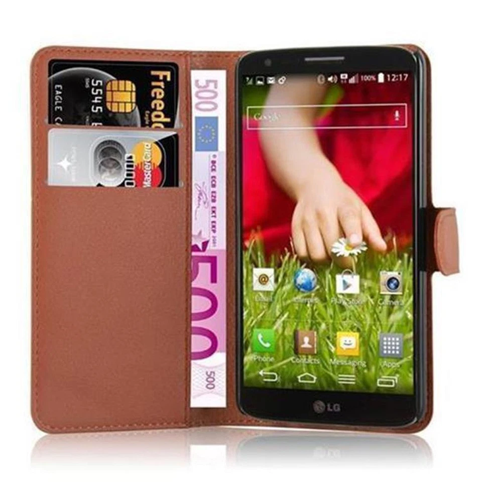 Case for LG G2 Protection Book Wallet Phone Cover Magnetic - Image 3 of 4