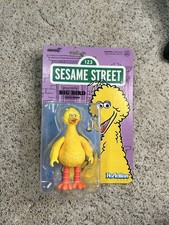 Super7 Sesame Street Reaction 3.75" Big Bird Action Figure NEW Wave 3