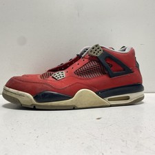 Nike Air Jordan 4 Retro Toro Bravo Red Black ...