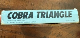 Cobra Triangle (Nintendo NES) Complete in Box CIB - Tested
