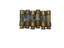  6 NOS Fusetron 15A 250VAC RK5 Dual Element Time Delay Fuses FRN-R-15