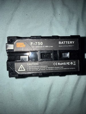 Pixel 5600mAh Li-ion Battery Sony NP-F750 NP-F730 NP-F730H Camcorder 7.4v