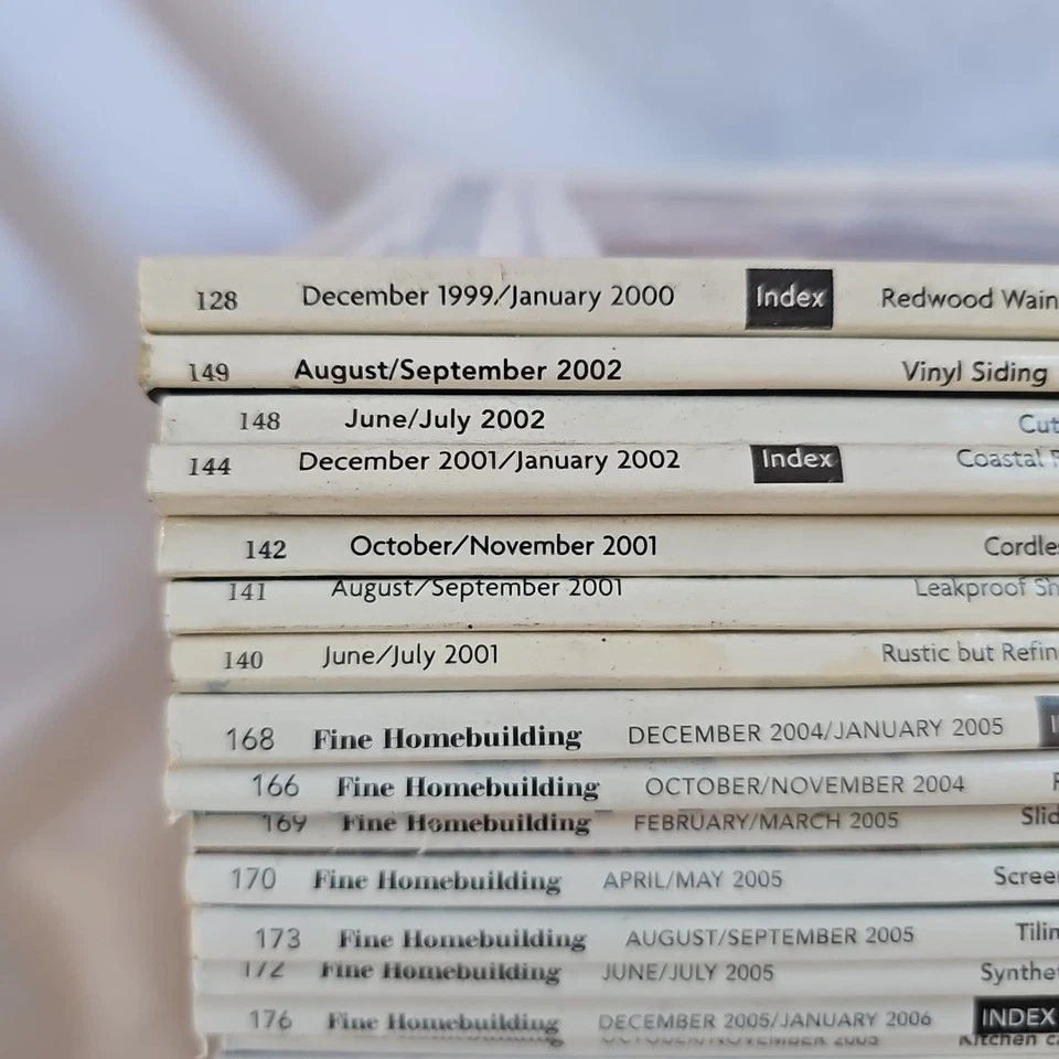 Lot of 30 Fine Homebuilding Magazines - Good Condition - Fast Shipping Foto 4 de 4