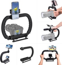 3-Shoe DSLR/Mirrorless/Action Camera Camcorder Phone Stabilizer