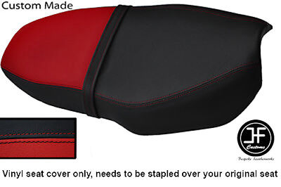 RED & BLACK VINYL CUSTOM FITS SUZUKI BANDIT GSF 600 00-04 DUAL SEAT COVER ONLY