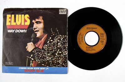 Elvis   Way Down / Pledging My Love   7'' Vinyl   1977   VG+