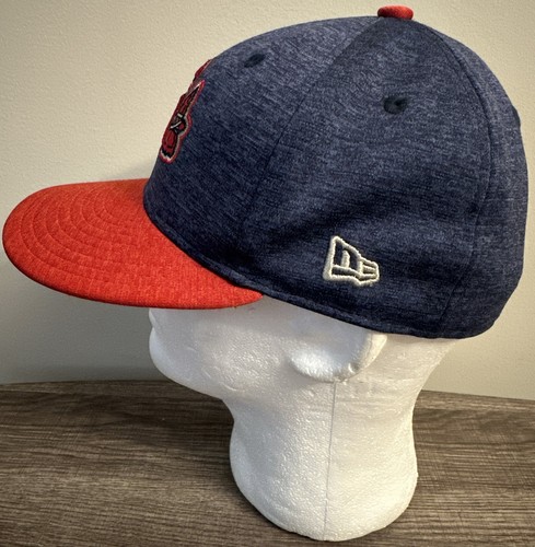MiLB Gwinnett Braves Atlanta Braves Men's New Era Size 7 1/8 Med. Flatbill Hat - Picture 6 of 9