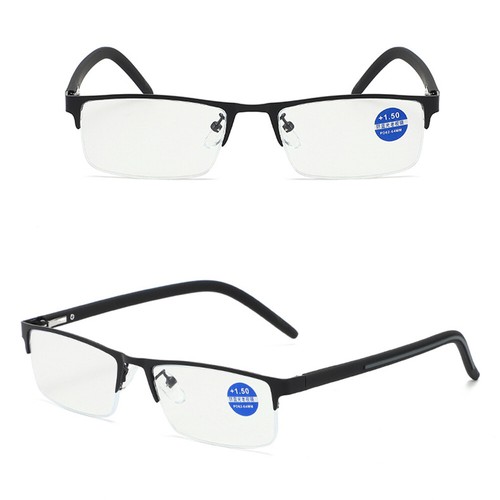 Gafas de lectura rectangulares con bloqueo de luz azul para hombre con bisagra de resorte lectores nuevas - Imagen 11 de 19