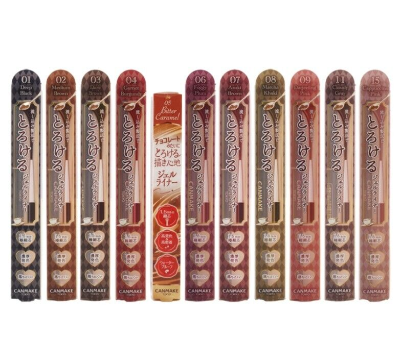 CANMAKE Creamy Touch Liner Eyeliner Torokeru Gel (Multiple Colors