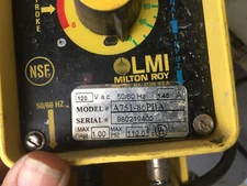 LMI Milton Roy A751-86PBA Microprocessor Dosing Pump New O.S. May Be Used Light