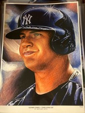 2018 Topps Living Set #34 Gleyber Torres Fine Art Print 10x14 By Mayumi Seto /60