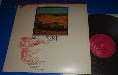 Festival Quartet SCHUBERT Trout Quintet - Japanese RCA RGC-1035