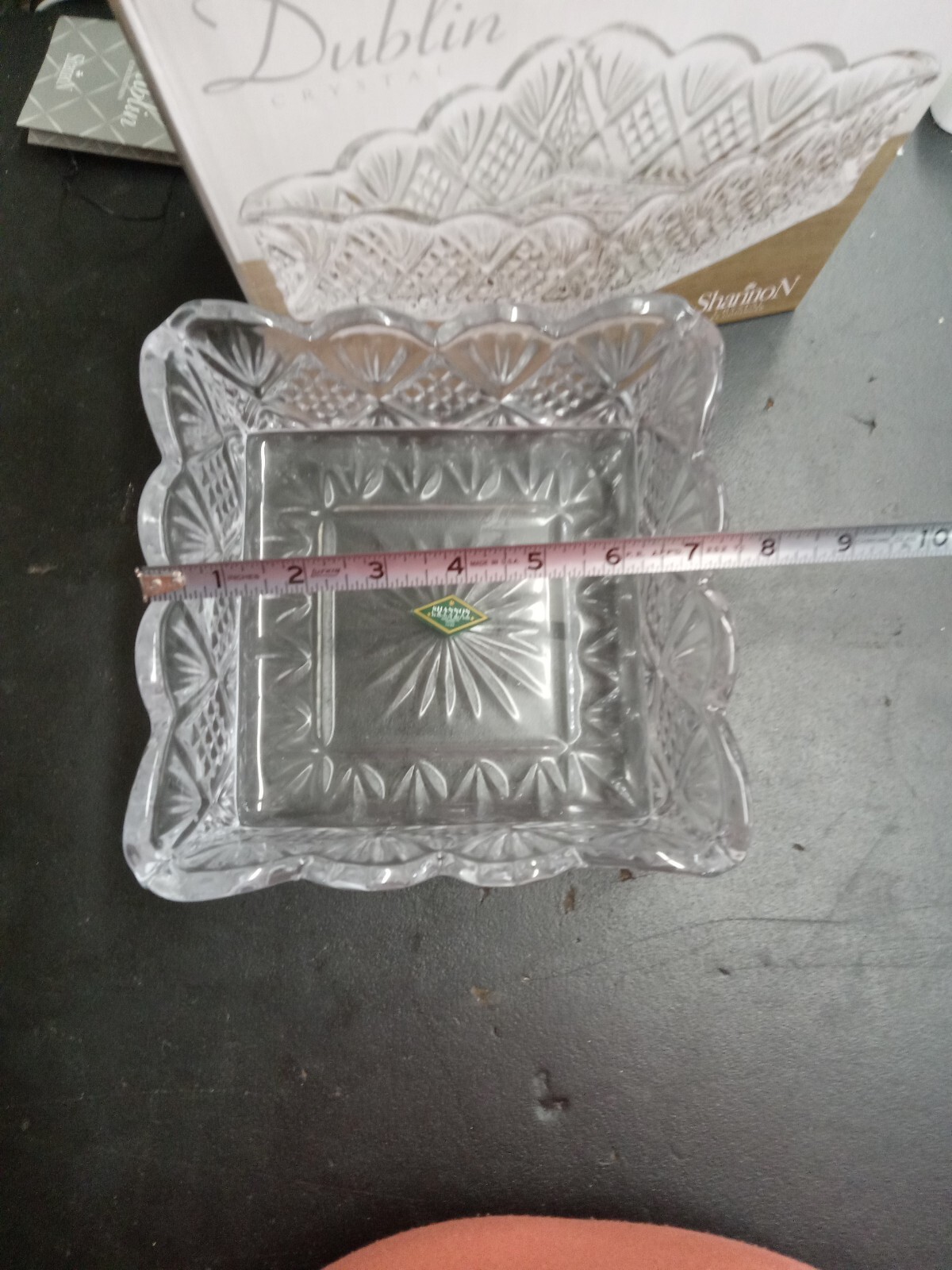 Godinger Dublin Crystal Napkin Holder square eBay