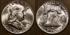1954-D 50c Franklin Half Dollar GEM BU! 90% Silver